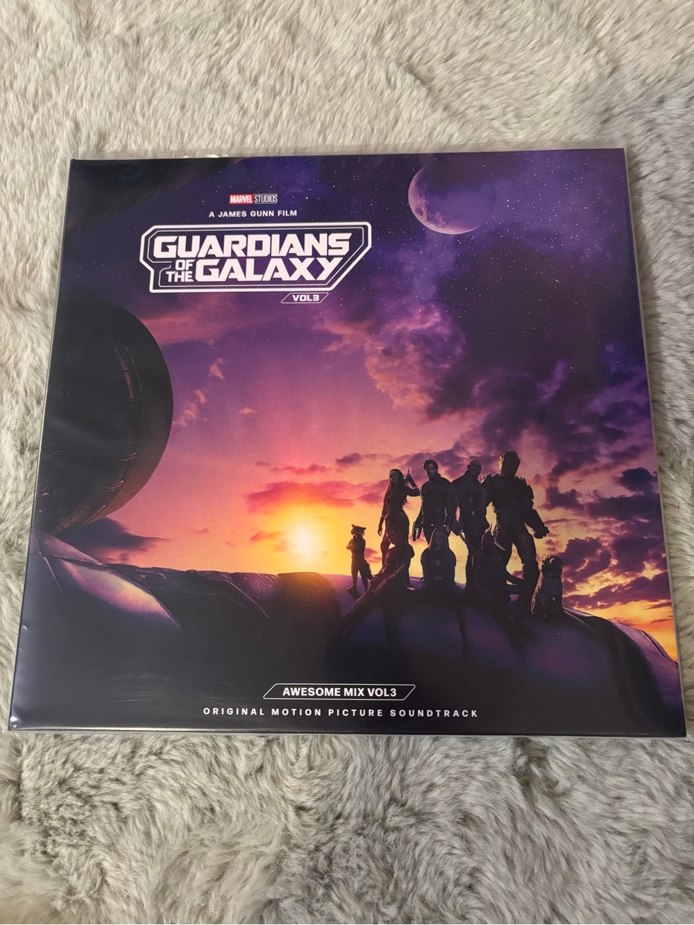 Guardians of the Galaxy Vol. 3 Soundtrack blue & purple Vinyl